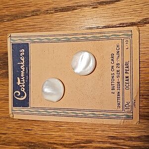 Vintage Costumakers Buttons